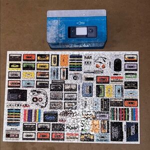 Eurographics Classic Cassette Player 550-piece jigsaw puzzle tin